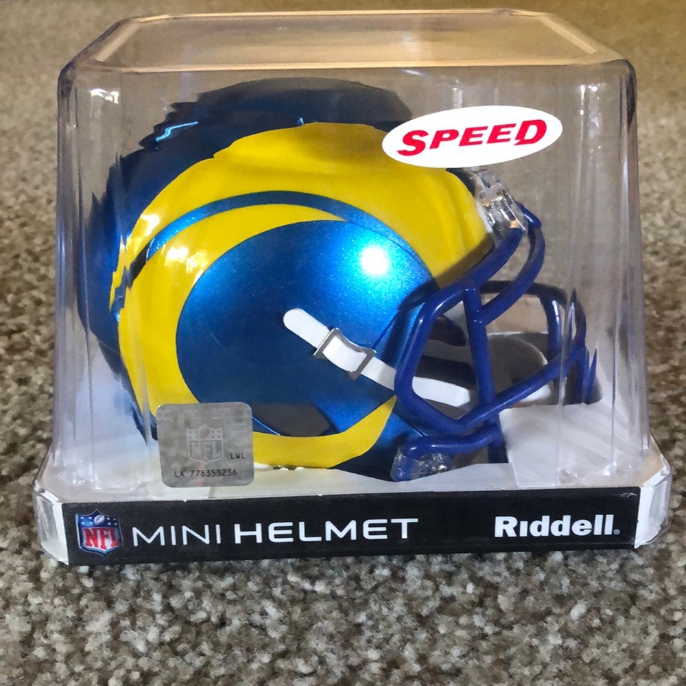 NFL Los Angeles Rams Mini Helmet.